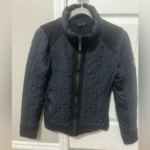 Kerrits Eq Quilted Moto Jacket Black Medium